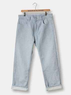 Industry of All Nations Straight Leg Women’s Jeans in Light Blue-Gray 28